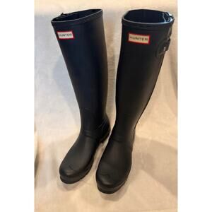Hunter Original Tall Rain Boots, Women’s Size 9, Matte Navy